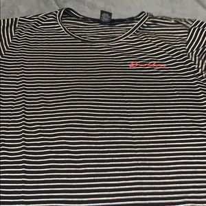 Black & white striped shirt